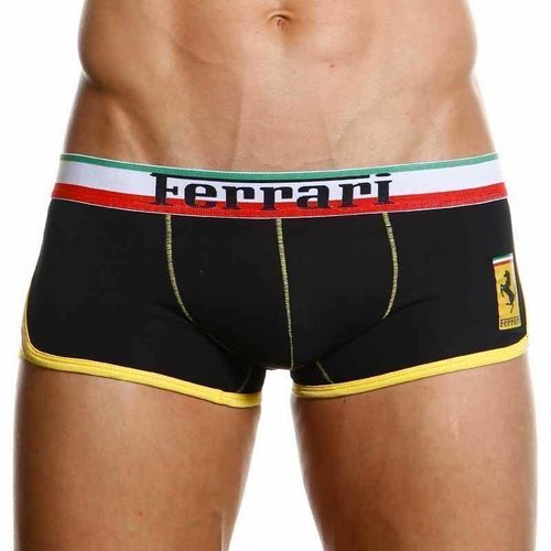 Мужские трусы хипсы черные Ferrari Black
