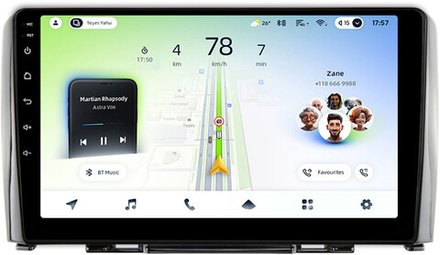 Магнитола для Great Wall Hover H6 2012-2017 - Teyes CC4L монитор 9" IPS на Android 14, Snapdragon 662, CarPlay, 4G SIM-слот
