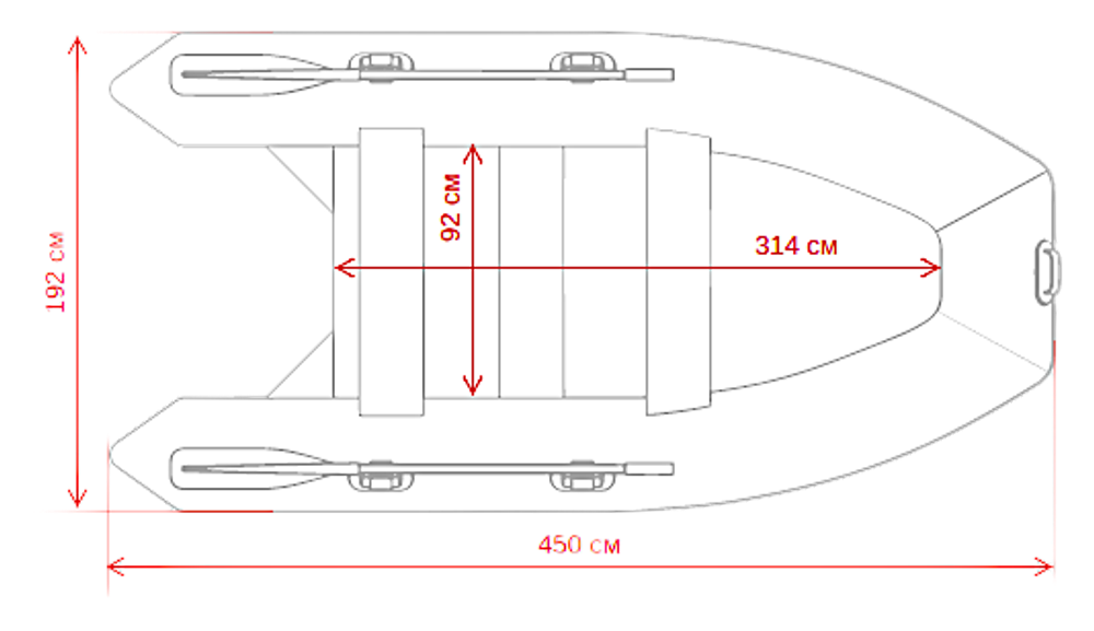 Лодка ПВХ Gladiator AirPro E450Pro НДНД -