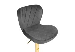 Барный стул Porch dark gray / golden