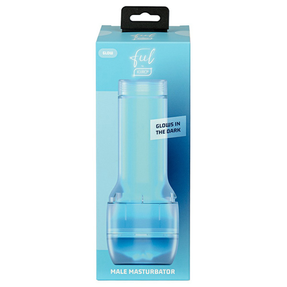 Прозрачно-белый мастурбатор 22,4см (светится в темноте) Kiiroo Feel Glow Stroker