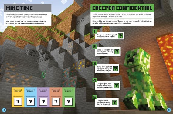 Minecraft Sticker Adventure: Mob Attacks!