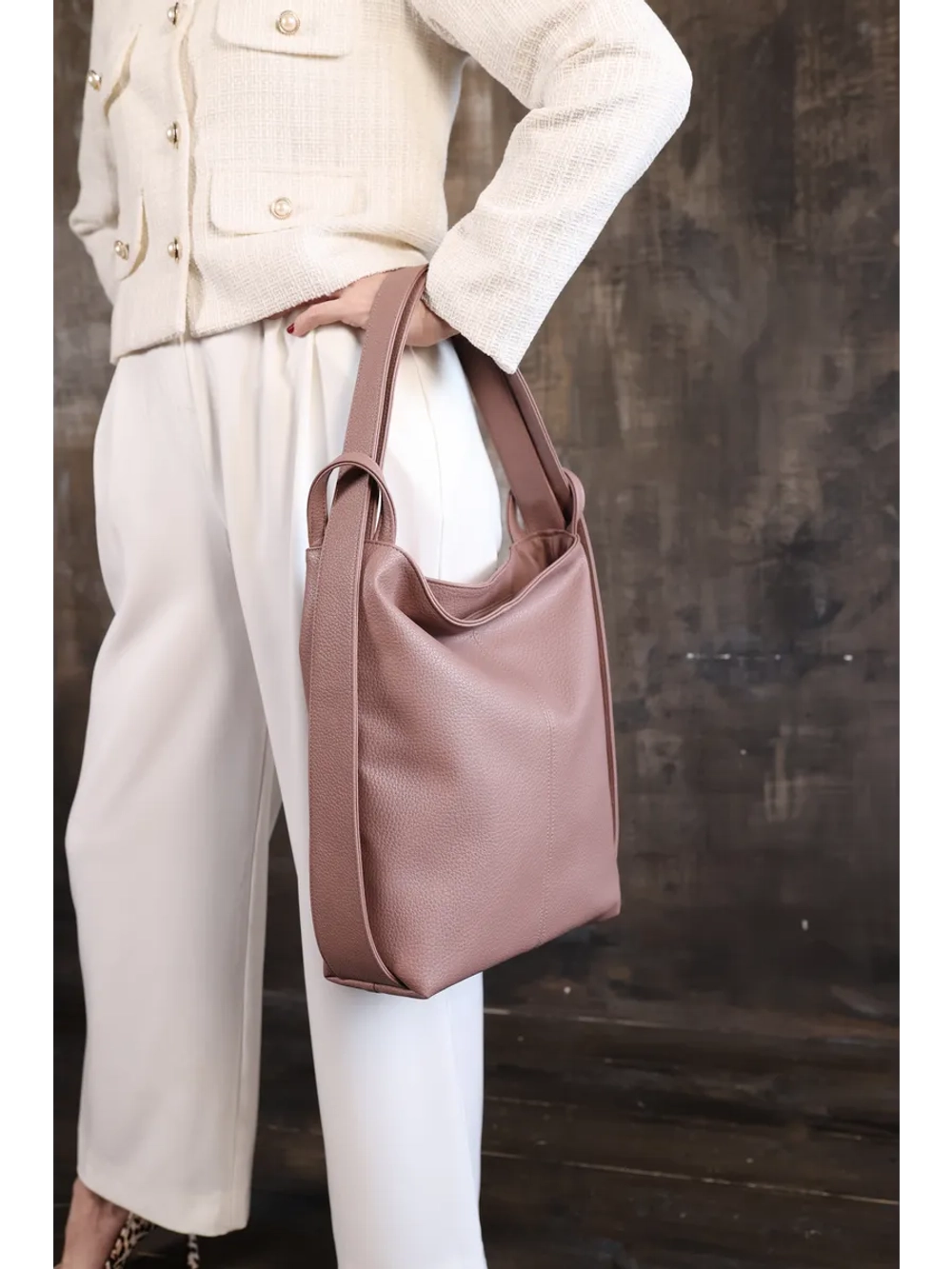 Сумка рюкзак через плечо большая трансформер