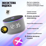Умная колонка ЯНДЕКС Станция Мини 3 Про, 18Вт, с Алисой, серый Zigbee [yndx-00059gry]