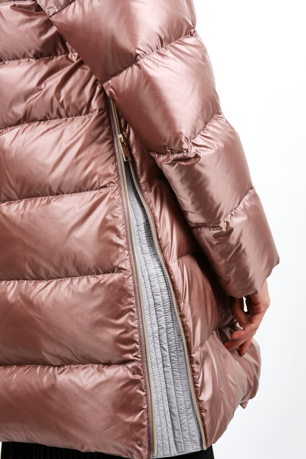 Куртка удлиненная DiegoM 316 розовый