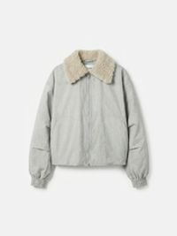 Бомбер с меховым воротником "Туман" женский