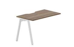 стол Arena 1180х680х750мм (с эргономичным вырезом) - приставной элемент