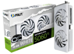 Видеокарта Palit GeForce RTX 5060 TI WHITE OC (NE7506TU19T1-GB2061M)