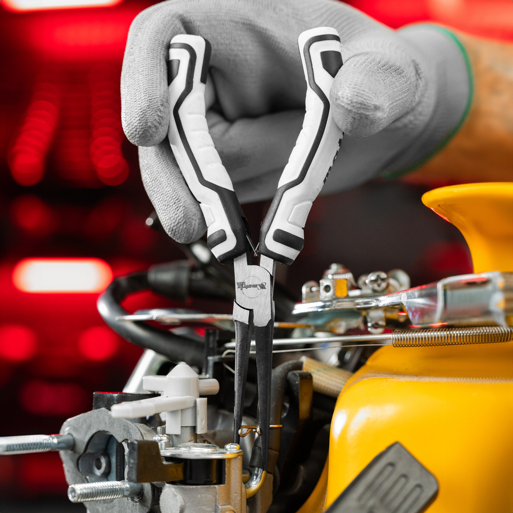 Длинногубцы Mini удлиненные, 150 мм, авторазжим, Pro Matrix