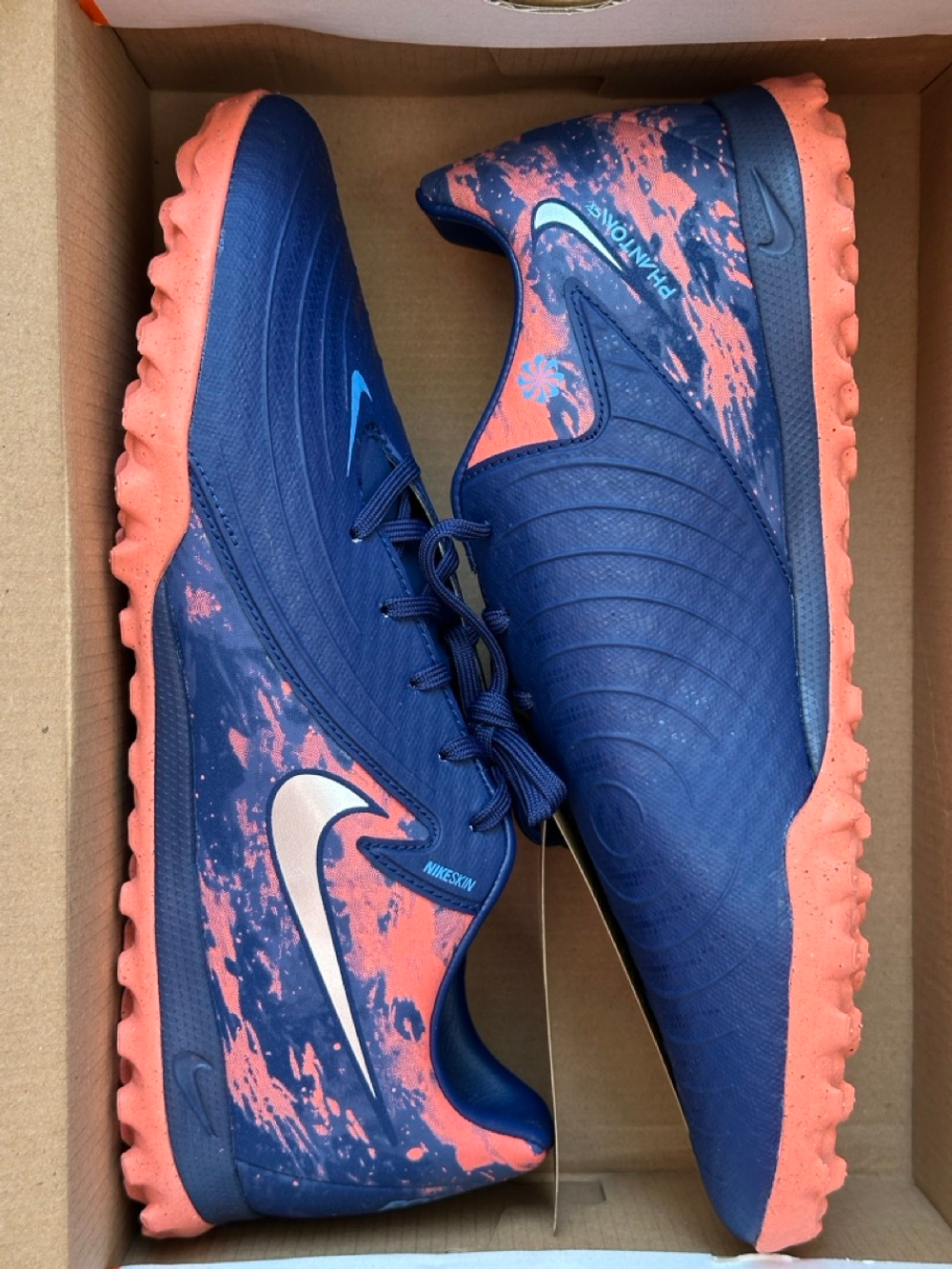 Сороконожки Nike Phantom GX 2 Academy Erling Haaland TF - темно-синий