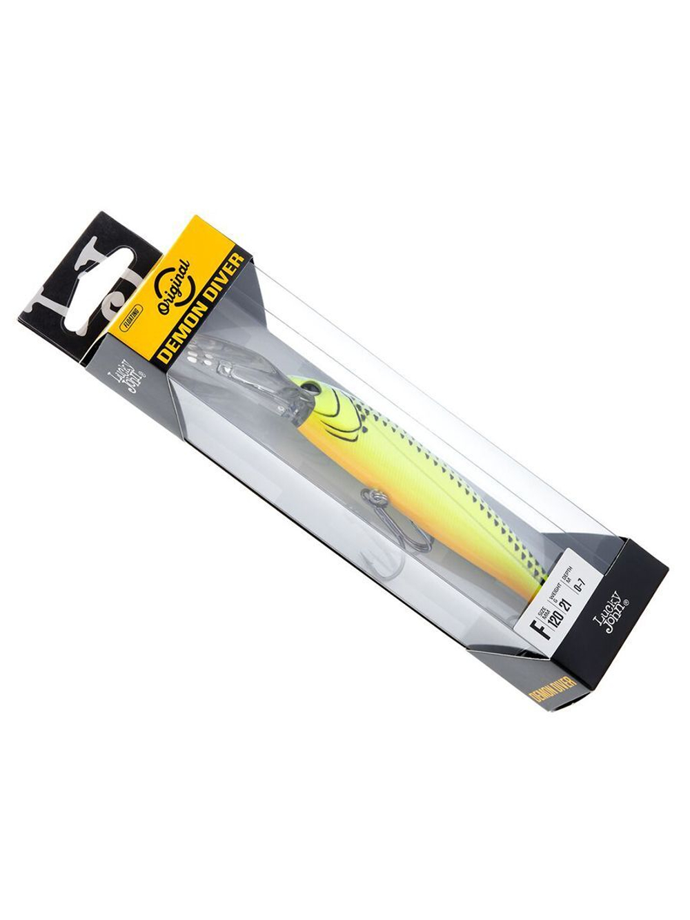 Воблер плавающий Lucky John Original DEMON DIVER F 12/015