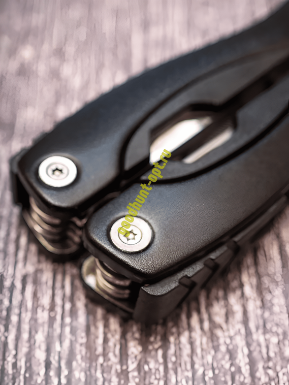 Армейский мультитул 12в1 плоскогубцы нож отвертка Черный