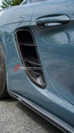 Карбоновые воздуховоды крыльев для Porsche 718 Boxster/Cayman 982 2016+ Порше