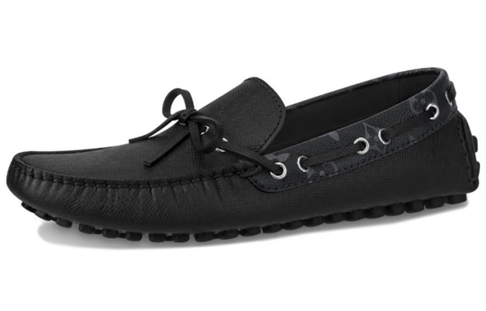 LOUIS VUITTON Arizona Casual Shoes Men Gray/Black