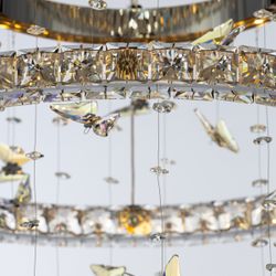 Citilux ETERA CL322090 LED Люстра хрустальная с пультом