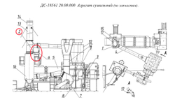 ДС-1856 20.00.060 Переходник (с взрывными клапанами)