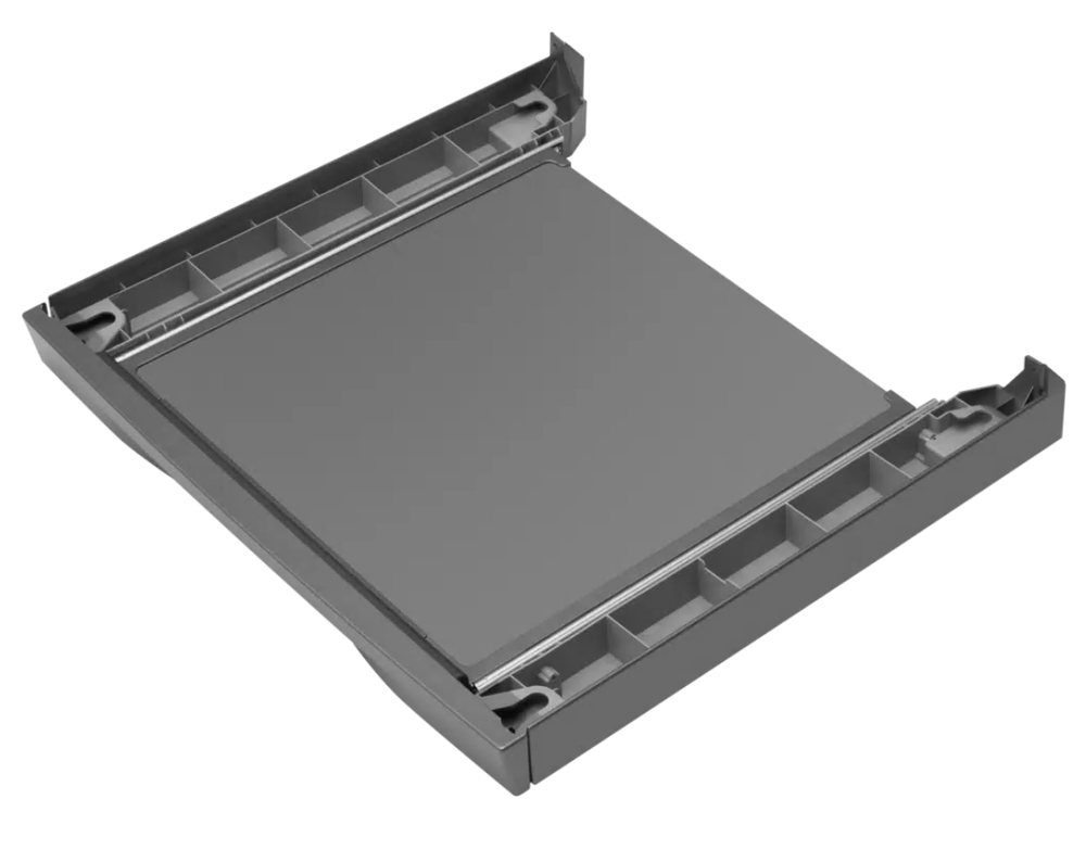 Комплект Стиральная машина MFW101216GR + сушильная машина MDR1016GR HP + соед.элемент MCP10GR MEFERI ТЕМНЫЙ ГРАФИТ (h)
