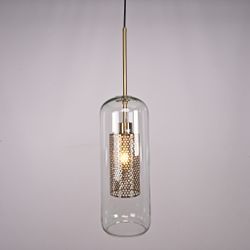 Подвесной светильник CATCH F cylinder brass D15