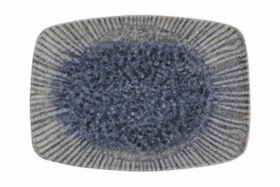 Блюдо прямоугольное 32 х 23 см IRIS BLUE