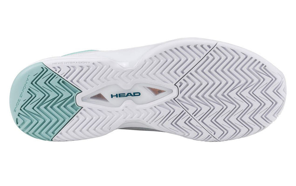 Женские теннисные кроссовки Head Revolt Evo 2.0 - white/turquoise