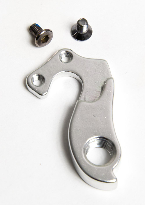 Держатель заднего переключателя (петух), для велосипедов Kona, Schwinn, Canyon, Ridley, Stevens, Vitus , алюминиевый, серебристый