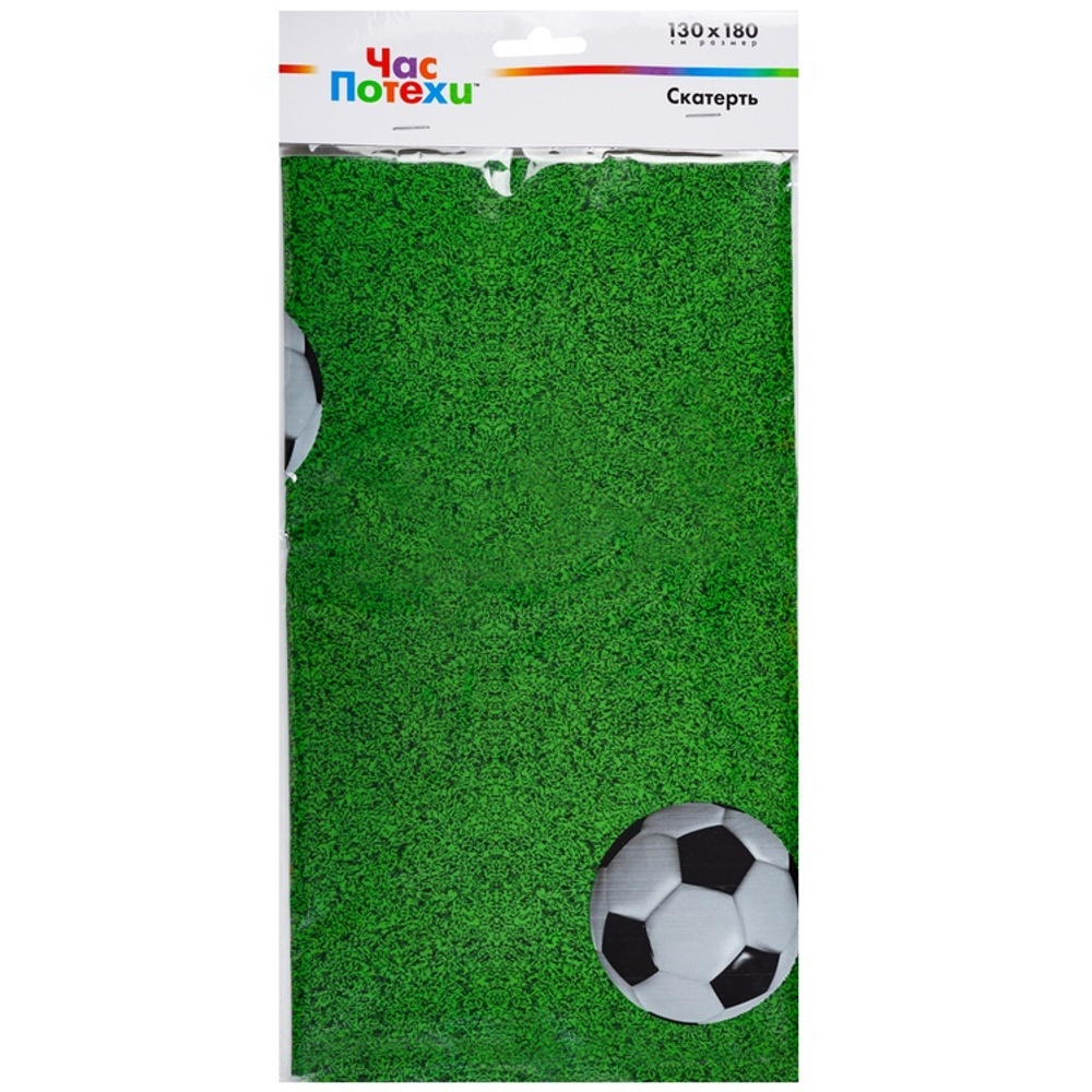 Скатерть полиэтиленовая «Футбольное поле», 130×180 см