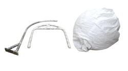 Кресло подвесное Вирджиния арт.D3414-МТ003 (стойка+основание.черн.,корзн.темн-корич.,подуш.беж. 3уп. (В))