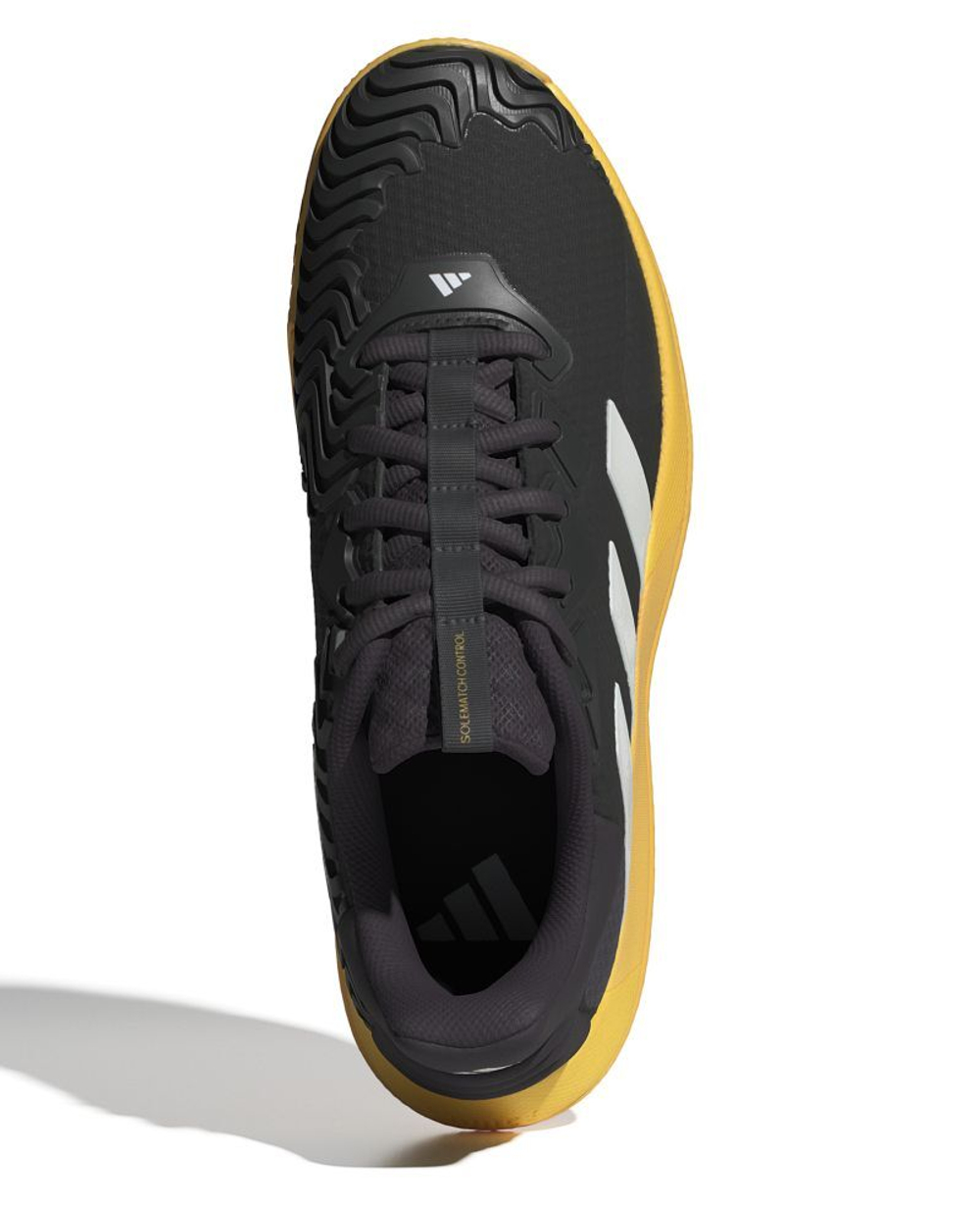Мужские кроссовки теннисные Adidas SoleMatch Control M Clay - черный