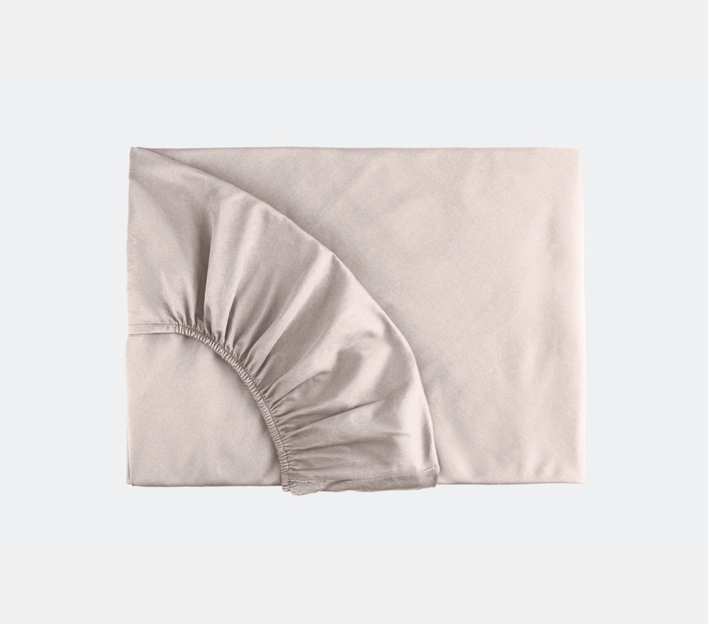 Простыня на резинке 200x200x45 Mollen песочно-бежевая