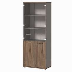 Шкаф со стеклом высокий 800х450х2098 B-673-01