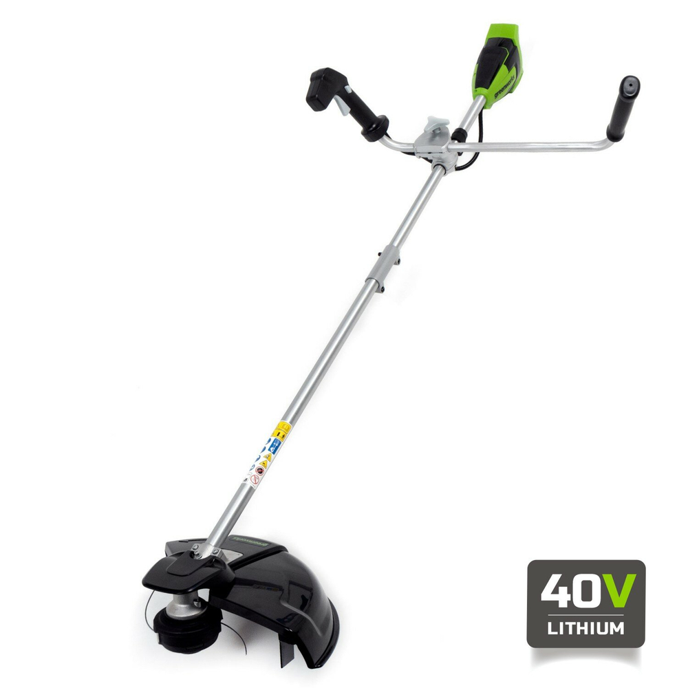 Триммер аккумуляторный GREENWORKS GD40BCB 40В,40см,без АКБ и ЗУ (2105707)
