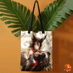 Сумка шоппер с принтом Honkai Star Rail