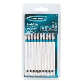 Набор бит PH2х90 мм, 10 шт, Gross, 11379