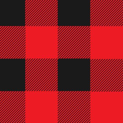 Красно-черная клетка (крупная)