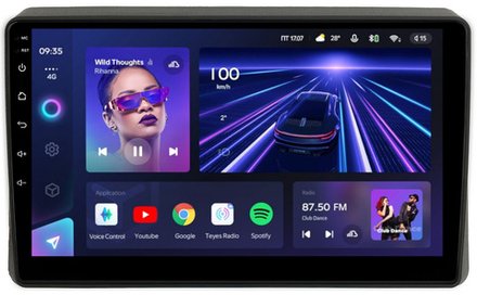 Магнитола для Renault Arkana 2019+, Duster 2020+ (большой экран) - Teyes CC3 Android 10, ТОП процессор, 4/32 Гб, CarPlay, SIM-слот