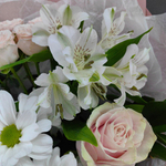 Авторский букет в розовой гамме