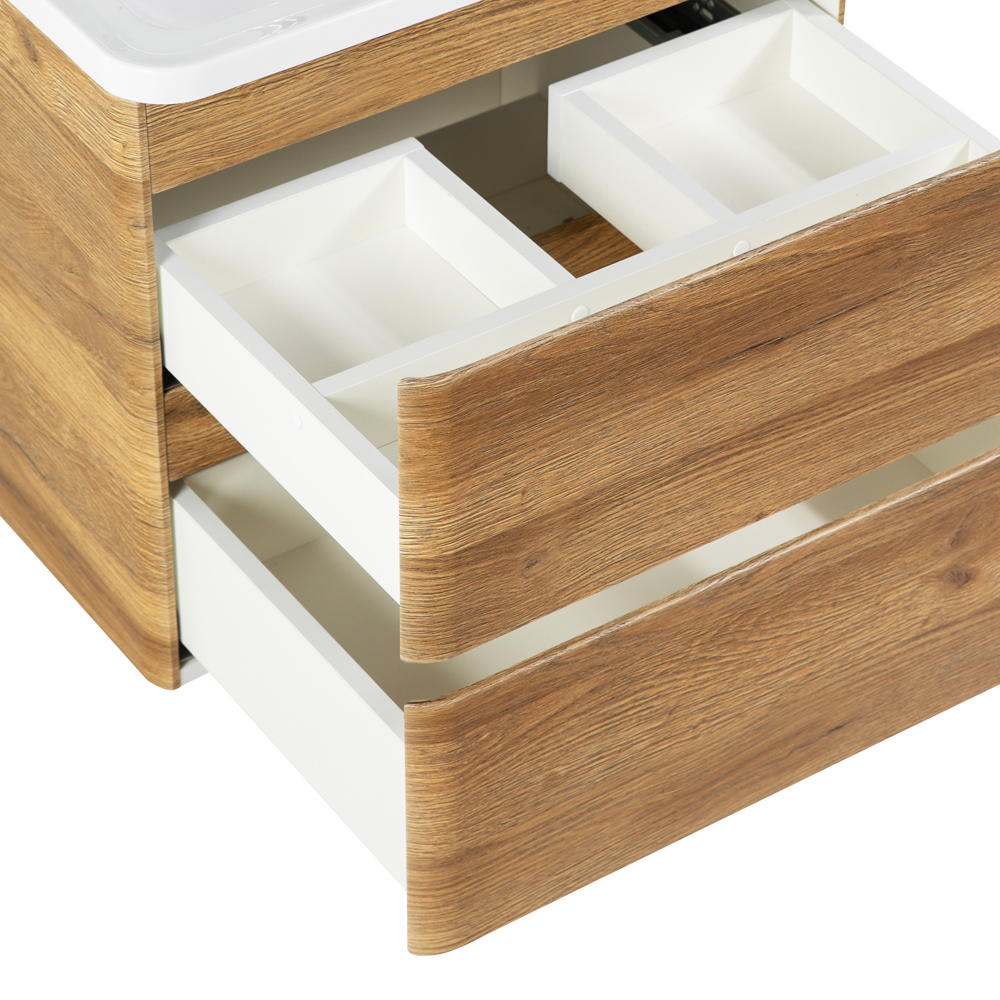 Тумба подвесная с раковиной BelBagno ALBANO-600-2C-SO-RR