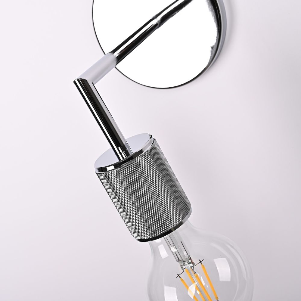 Бра Rh Utilitaire Single Sconce Silver By Imperiumloft