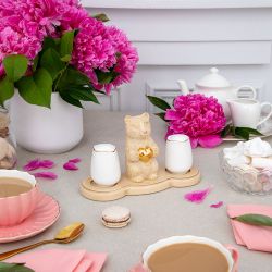 Подставка под специи Мишка Найс Айвори