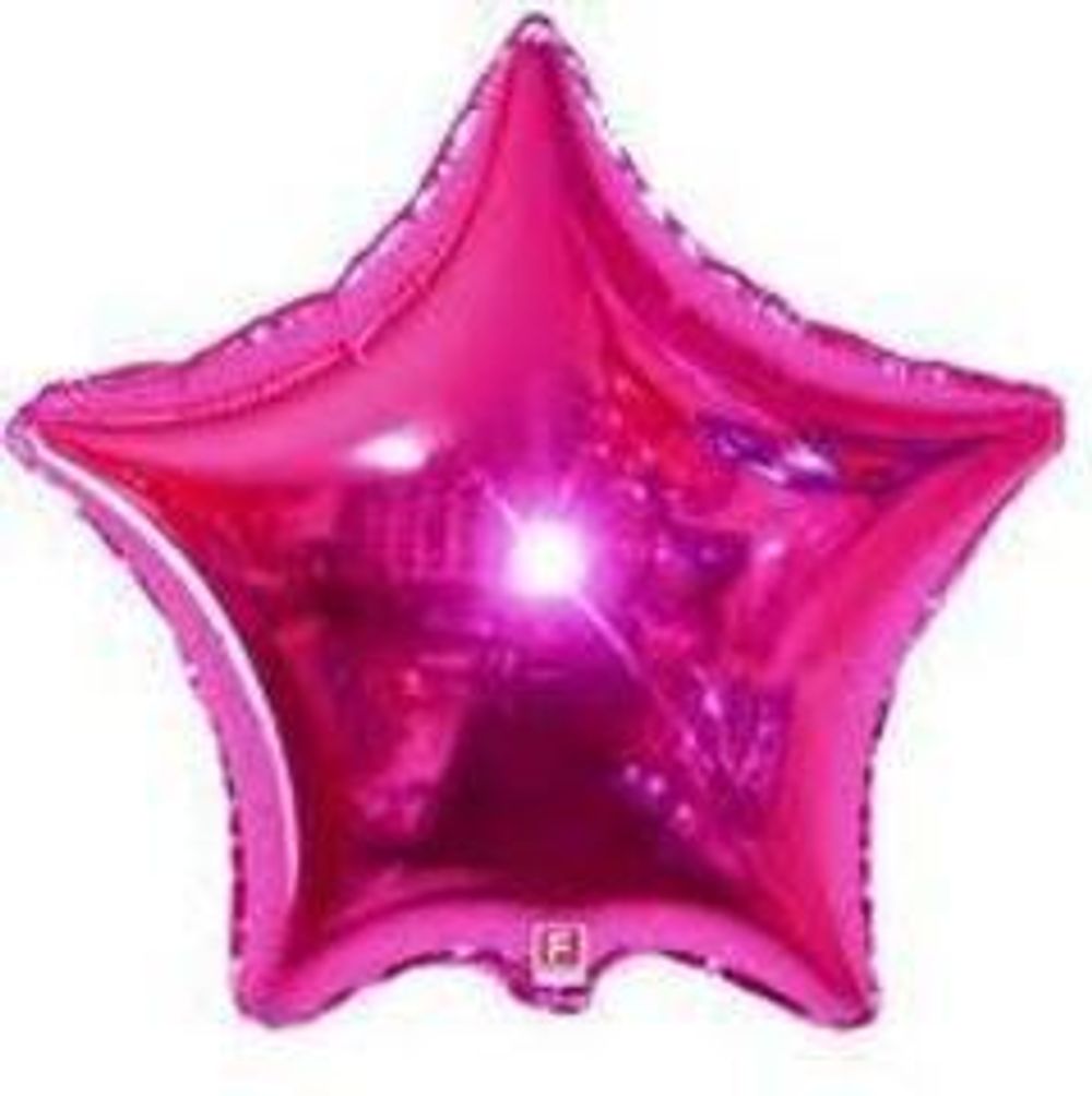 F Шар 32" / 78 см Звезда Фуксия (БГ-70)  Изображение3