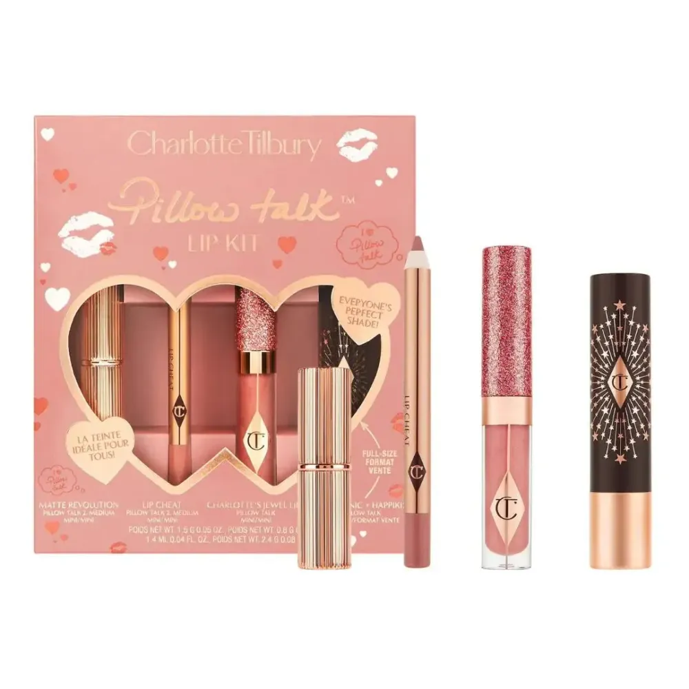 Набор для губ Charlotte Tilbury Pillow Talk  LIP WARDROBE Kit