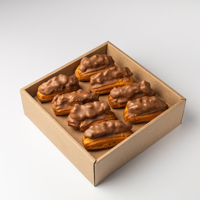 Набор мини-эклеров Сникерс, 8 шт