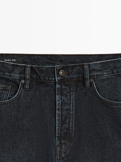 Massimo Dutti Джинсы прямого кроя, синий