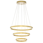 Citilux Дуэт CL719652 LED Люстра подвесная с пультом Золото