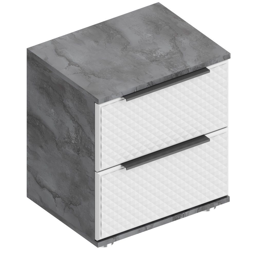 Тумба прикроватная с 2 ящиками МС "Лео