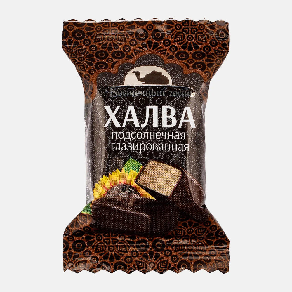 Конфеты Восточный гость Халва подсолнечная глазированная