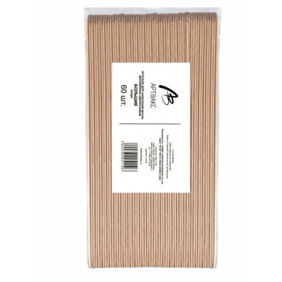 Шпатели деревянные одноразовые "большие" АРТВАКС  №60шт (размер 24х200 мм)*50