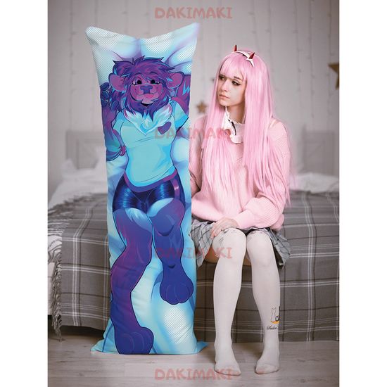 Дакимакура фурри Львица диско арт. 1187