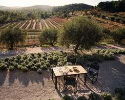 Bona Уличный стол из алюминия в черной отделке и тикового дерева 200 x 100 см