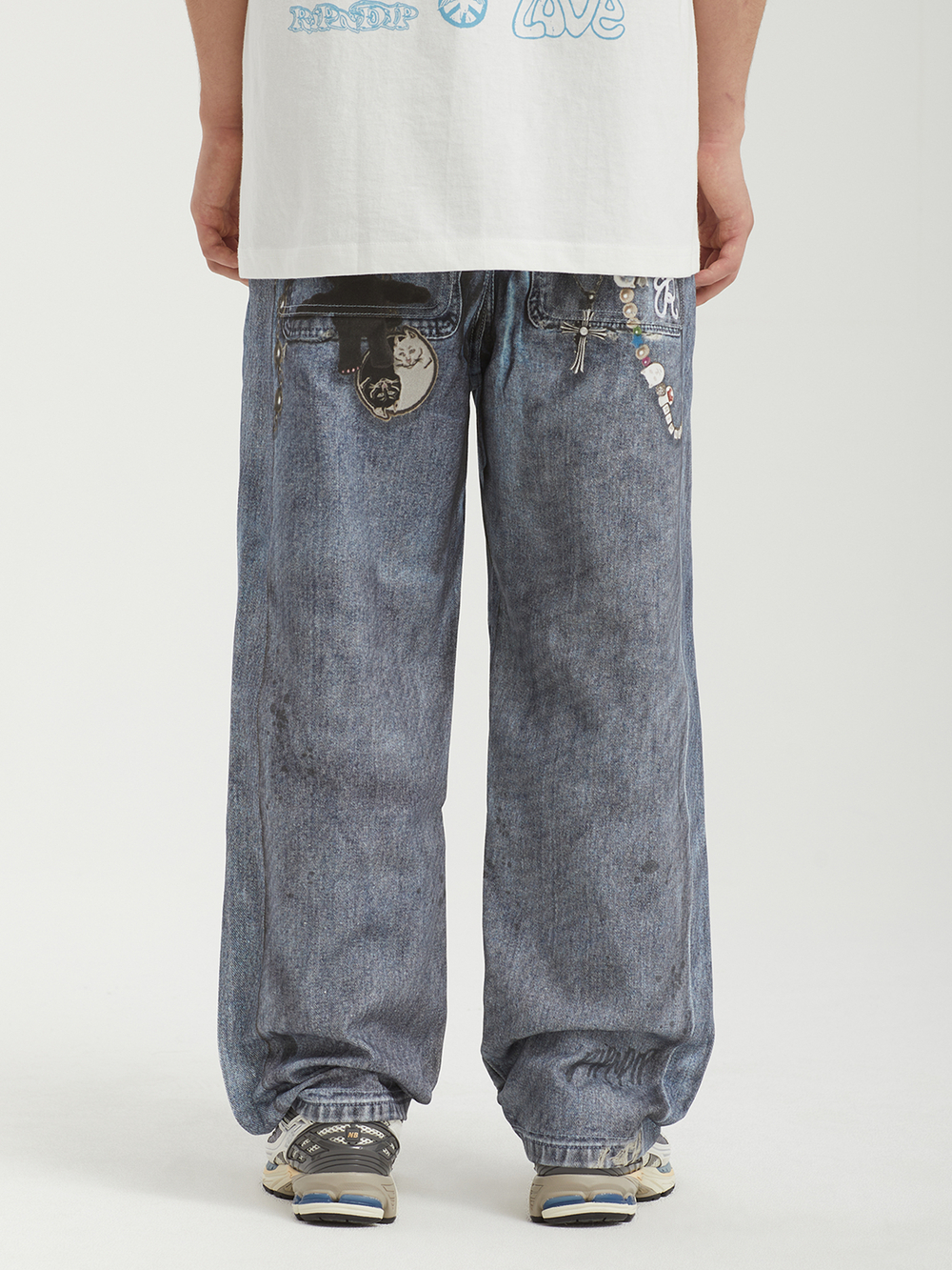 Мужские Джинсы Real Pants Wide Leg